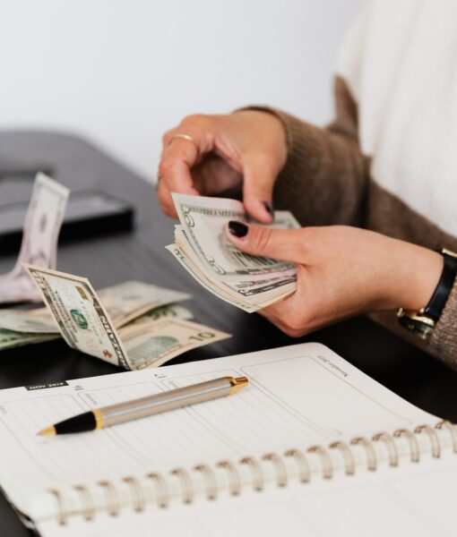 Person Counting Cash Money